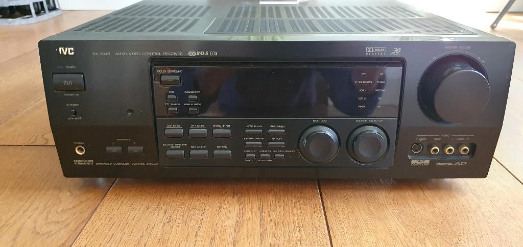 JVC Tuner/versterker RX-884RBK, Ophalen, Gebruikt, JVC, 60 tot 120 watt