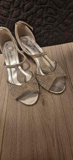 Zilveren schoentjes - maat 37 - 1 keer gedragen, Kleding | Dames, Overige kleuren, Overige typen, Ophalen of Verzenden, Zo goed als nieuw