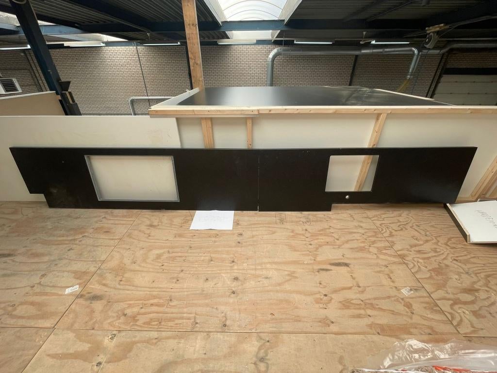 Keukenblad, Huis en Inrichting, Keuken | Keukenelementen, Ophalen, Zwart, 150 tot 200 cm, Nieuw