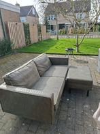 Mooie BePureHome Rodeo bank met hocker, Gebruikt, Driepersoons, 75 tot 100 cm, Ophalen of Verzenden