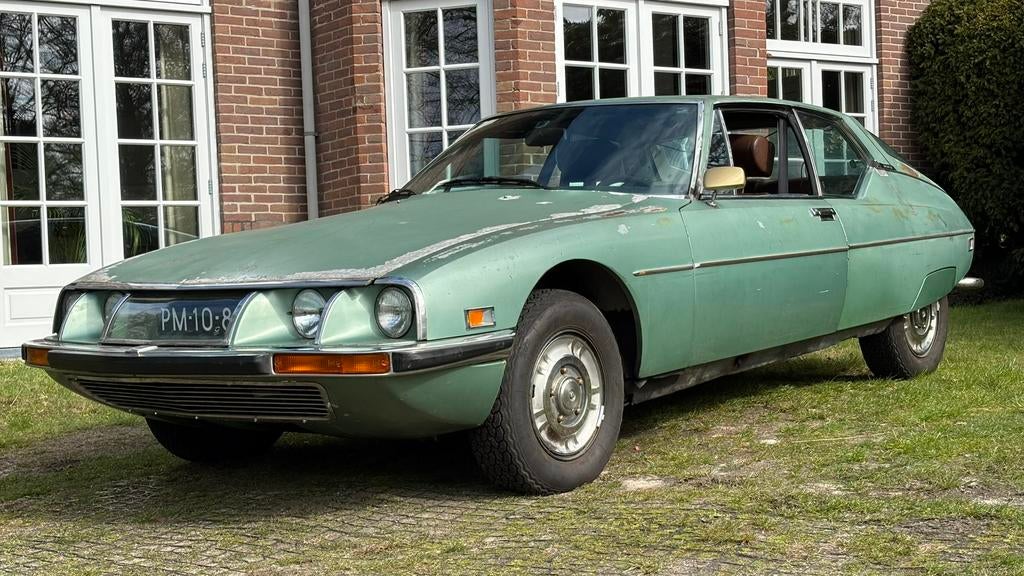 Citroën SM Maserati 1972 Groen, Auto's, 2670 cc, Leder, Bruin, Particulier