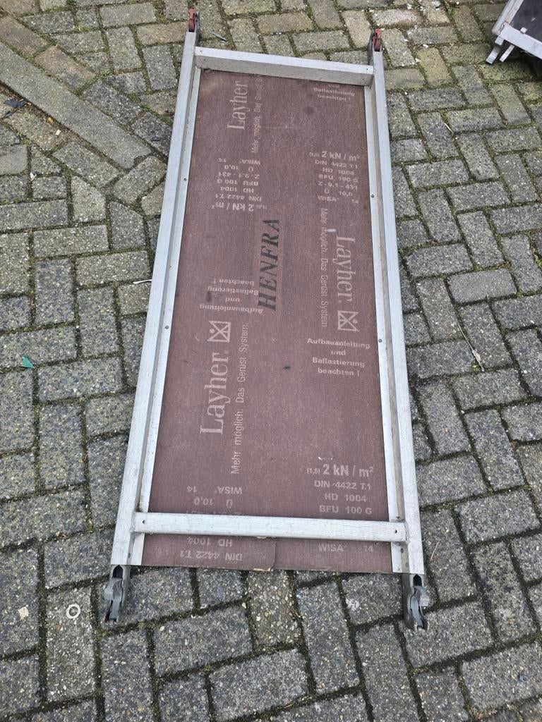 layher Steigerplatform, Ophalen of Verzenden, N.v.t, N.v.t, N.v.t