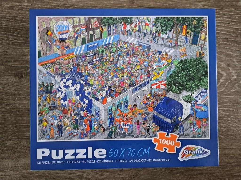 Puzzel Action, Ophalen of Verzenden, 500 t/m 1500 stukjes, Zo goed als nieuw