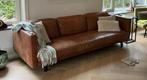Zo goed als nieuwe Goossens bank Nuance (leer) 4 zits, Huis en Inrichting, Banken | Bankstellen, Ophalen, Driepersoons, Zo goed als nieuw