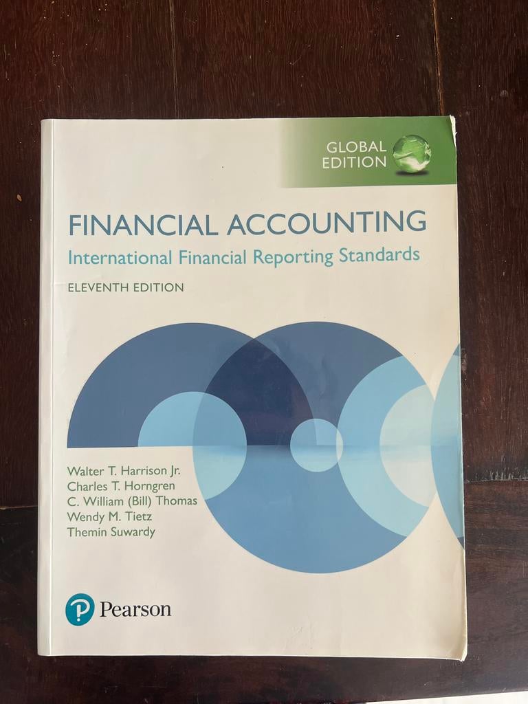 Financial Accounting IFRS 11e Global Edition, Ophalen of Verzenden, Gelezen, Accountancy en Administratie