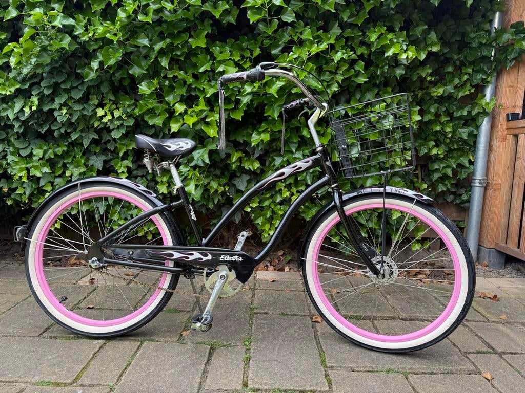Unieke Electra "The Betty" Beach Cruiser - Custom look!, Ophalen, Gebruikt, Staal, Cruiser