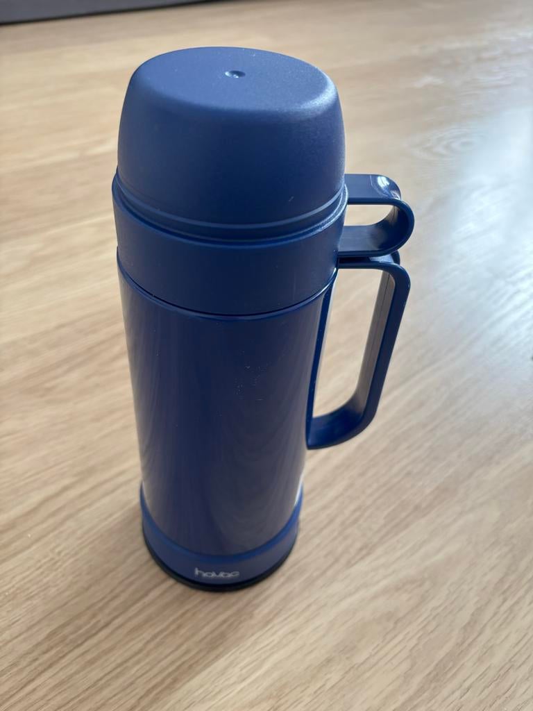 Hovac Thermoskan. Blauw, Ophalen of Verzenden, Overige materialen, Overige merken, Overige typen