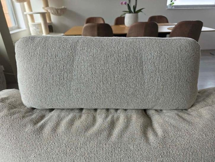 2x Hoofdsteunen, Huis en Inrichting, Banken | Bankstellen, Zo goed als nieuw, Rechte bank, Tweepersoons, Stof, Ophalen