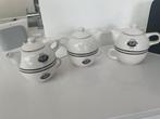 3 theepotten met tas als nieuw, Ophalen of Verzenden, Zo goed als nieuw, Overige stijlen