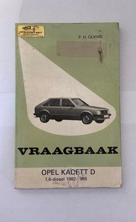 Vraagbaak Opel Kadett D Diesel 1985, Ophalen of Verzenden