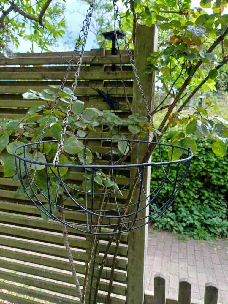 Hanging basket / hangmand voor planten, Ophalen, Gebruikt, Minder dan 60 cm, Rond