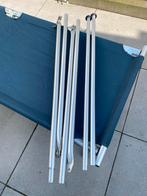 6 aluminium tentstokken voor tent of luifel, Ophalen of Verzenden, Gebruikt