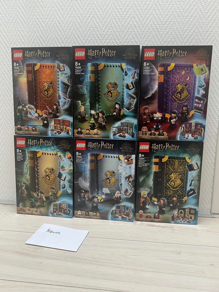 LEGO Harry Potter 76382, 76383, 76384, 76385, 76396 en 76397, Ophalen of Verzenden, Zo goed als nieuw