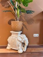 XXL keramieken olifant plantentafel, Ophalen, Gebruikt