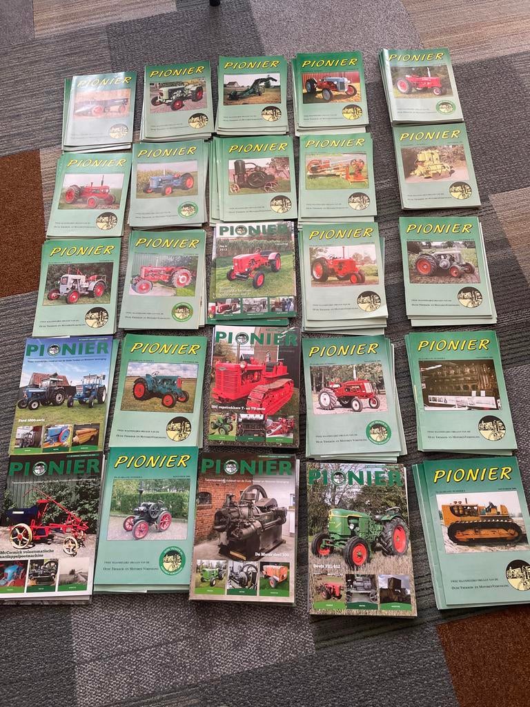 Pionier tijdschriften - Oude Trekker- en Motorenvereniging, Boeken, Tijdschriften en Kranten, Ophalen, Gelezen, Overige typen