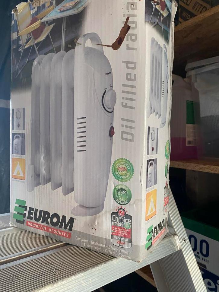 Eurom RK500 Oliegevulde Radiator, Doe-het-zelf en Verbouw, Verwarming en Radiatoren, Gebruikt, Kachel, 200 tot 500 watt, 30 tot 80 cm