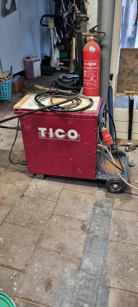 Tico MIG 210 lasapparaat 400V, Ophalen, Gebruikt, 150 tot 250 ampère, Co2
