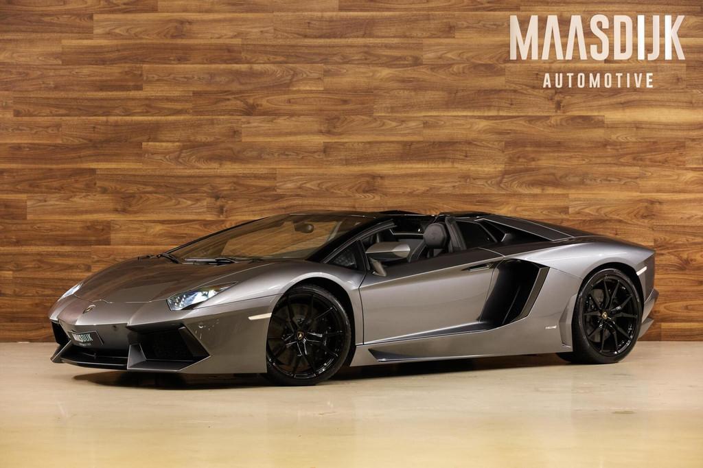 Lamborghini Aventador 6.5 V12 LP700-4 Roadster|Keramisch|Cam, Auto's, Lamborghini, Automaat, Euro 5, 700 pk, Gebruikt