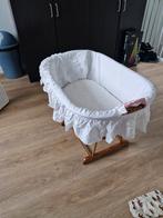 Complete wieg met matras, hemeltje, lakens en dekens, Kinderen en Baby's, Babywiegjes en Ledikanten, Ophalen, Gebruikt, Wieg