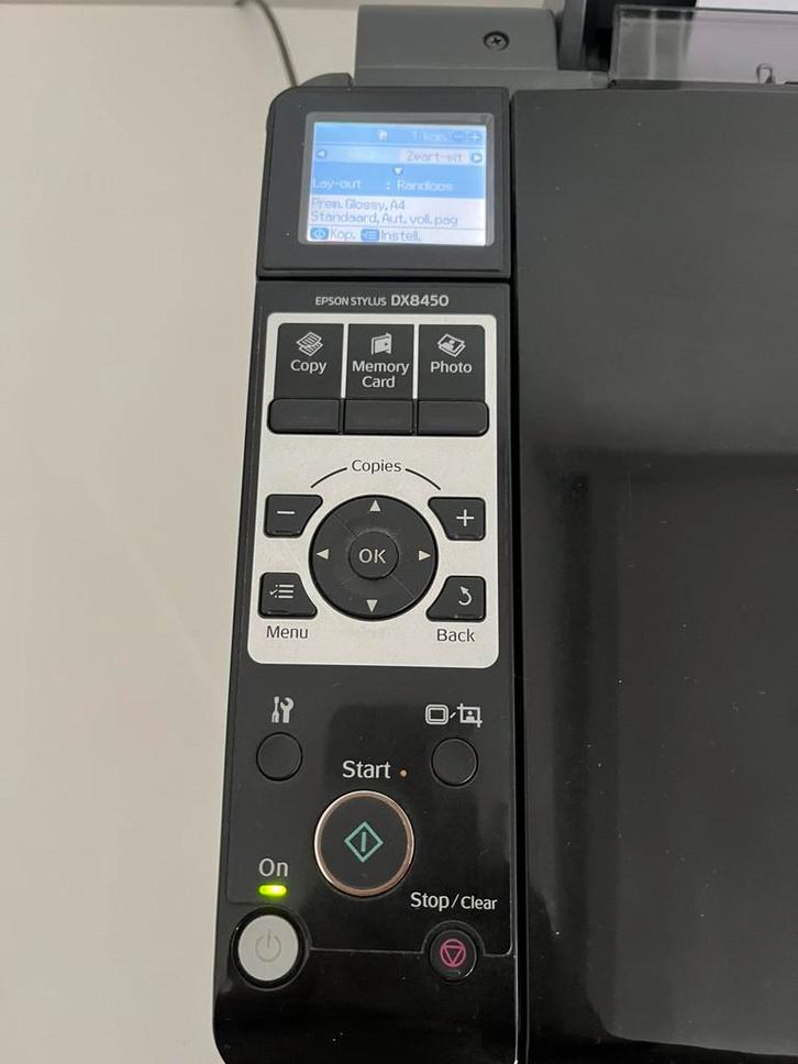 Epson printer plus 2 cartridges, Computers en Software, Printers, Gebruikt, All-in-one, Inkjetprinter, Faxen, Kleur printen, Kopieren