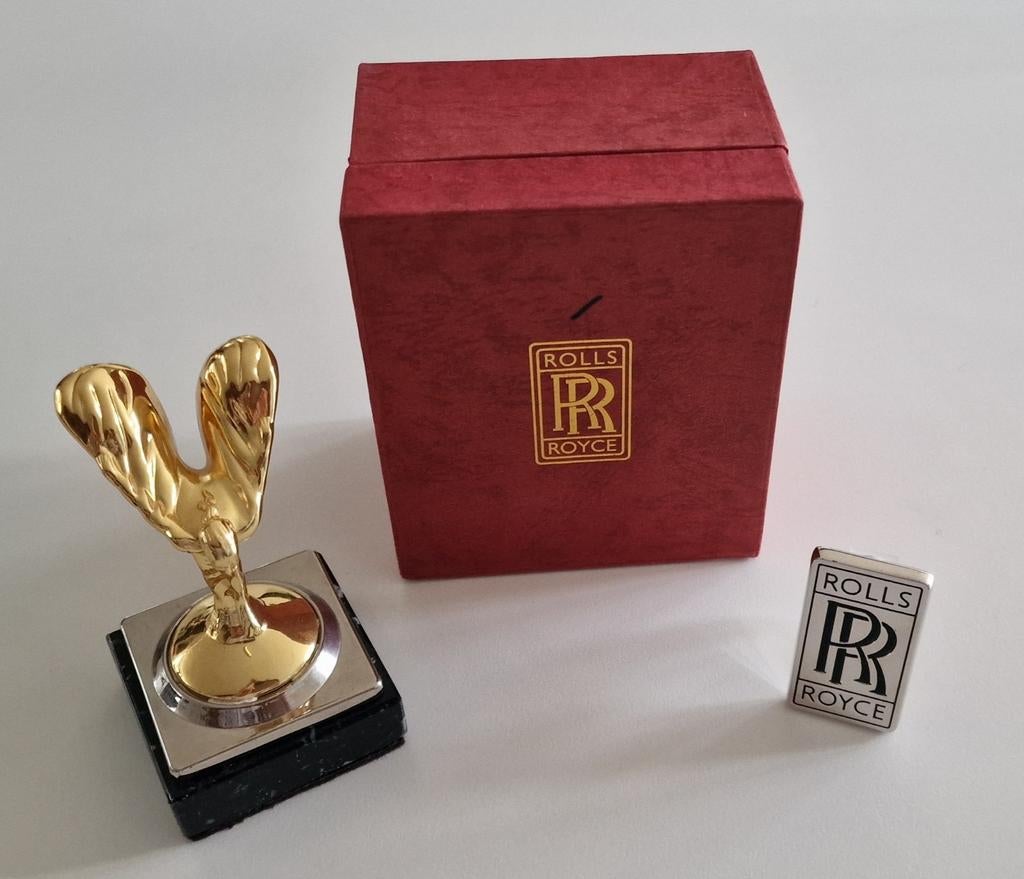 Rolls-Royce Lady of Ecstasy Gold Giftset in metaaluitvoering, Verzamelen, Ophalen of Verzenden, Zo goed als nieuw