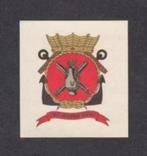 Albumplaatje Militair Embleem Marine Hr. Ms. 021., Ophalen of Verzenden, Zo goed als nieuw
