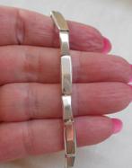 Prachtig zilveren massief modernist collier nr.053, Sieraden, Tassen en Uiterlijk, Kettingen, Verzenden, Zo goed als nieuw, Zilver