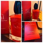 GEORGIO ARMANI eau de parfum SI PASSIONE 100 ml lege fles, Ophalen of Verzenden, Gebruikt, Parfumfles