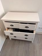 mall white drawer cabinet, Ophalen, Gebruikt, 50 tot 100 cm, 3 of 4 laden