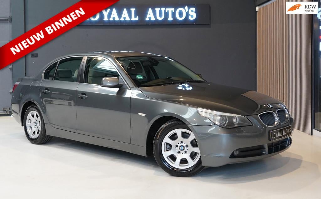 BMW 5-serie 520i | NAVI | AIRCO | ELEK.RAMEN | APK., Auto's, 2171 cc, Achterwielaandrijving, Gebruikt, 11 km/l