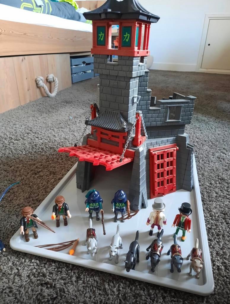 Drakenburcht playmobil, Ophalen of Verzenden, Gebruikt, Complete set