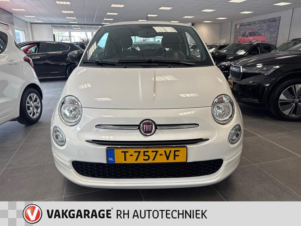 Fiat 500 1.0 Hybrid Cult, Auto's, Euro 6, 4 stoelen, Wit, Bedrijf