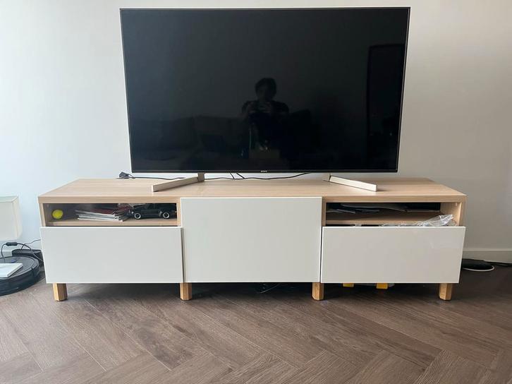IKEA Besta TV Meubel, Huis en Inrichting, Kasten | Televisiemeubels, Gebruikt, Minder dan 100 cm, 150 tot 200 cm, 25 tot 50 cm