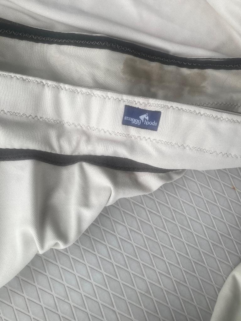 Snuggy hood beige exzeemdeken 6.0, Dieren en Toebehoren, Overige merken, Cob (M), Overige materialen, Ophalen of Verzenden