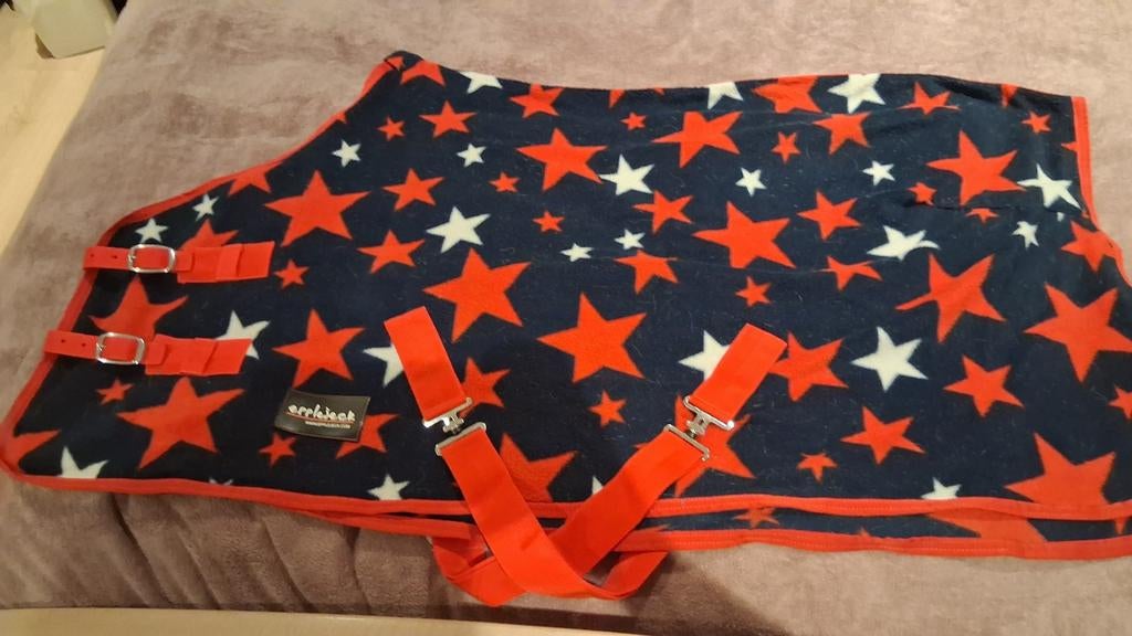 Fleecedeken epplejeck (MOET WEG), Dieren en Toebehoren, Paarden en Pony's | Dekens en Dekjes, Shetlander/Mini, Zo goed als nieuw