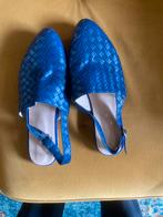 Blauwe gevlochten schoenen - maat 39, slechts 1x gedragen, Kleding | Dames, Schoenen, Ophalen of Verzenden, Zo goed als nieuw