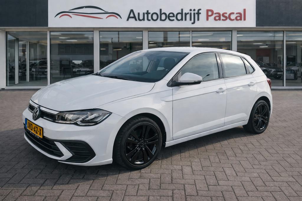 Volkswagen POLO 1.0 TSI automaat. Stoelverwarming-Cruise-Par, Stof, Gebruikt, Euro 6, Wit