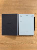 reMarkable 2 + Marker Plus + Book Cover | Nieuwstaat + bon, Computers en Software, Tekentablets, Ophalen of Verzenden, Zo goed als nieuw