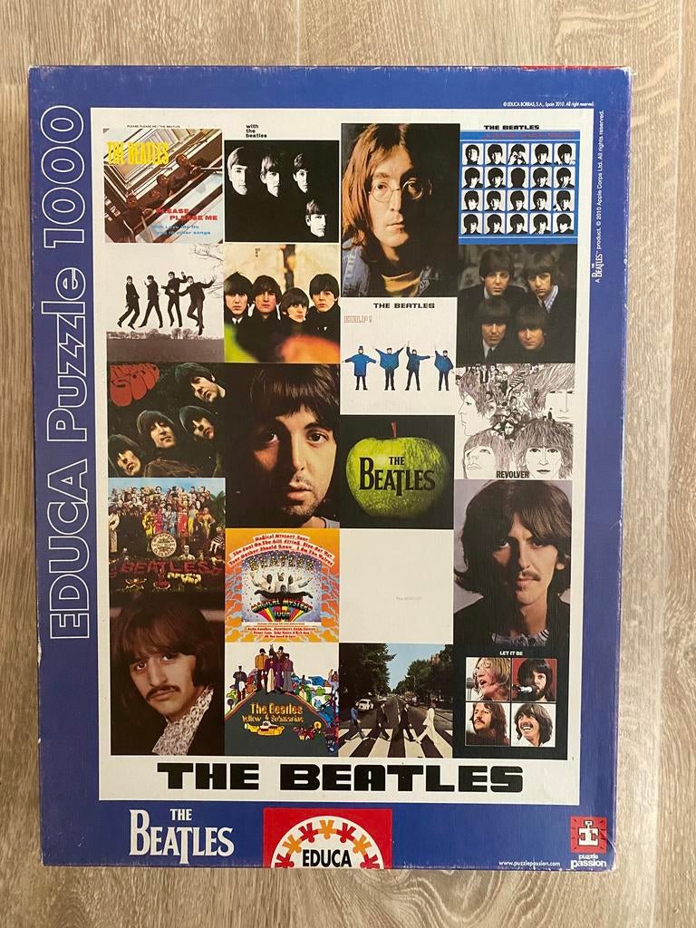 Educa puzzel The Beatles collage, Ophalen, 500 t/m 1500 stukjes, Zo goed als nieuw, Legpuzzel