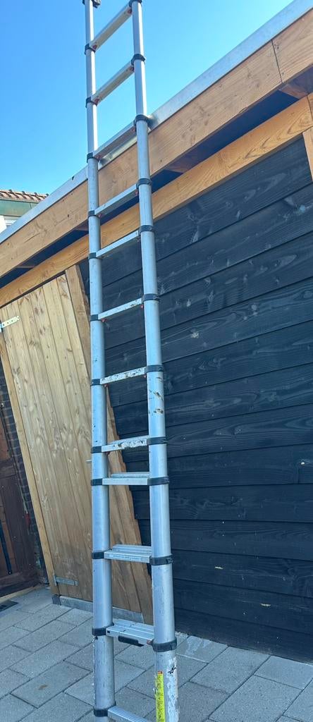 Ladder. Aluminium, Ophalen of Verzenden, Zo goed als nieuw, 4 meter of meer