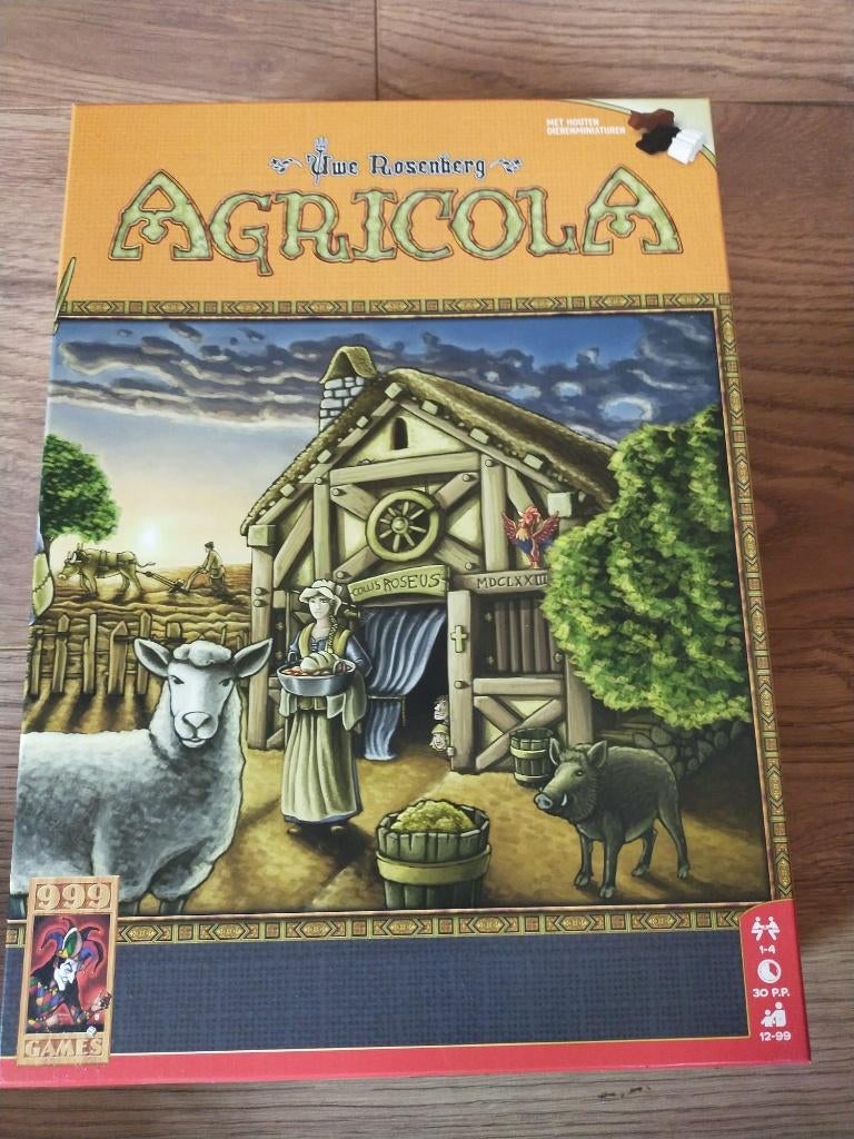 Bordspel: Agricola, Ophalen of Verzenden, Zo goed als nieuw, 999 Games