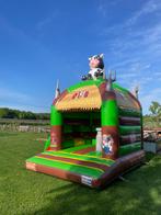 Springkussen Boerderij Huren | PartyverhuurVeluwe, Ophalen of Verzenden, Zo goed als nieuw, Overige