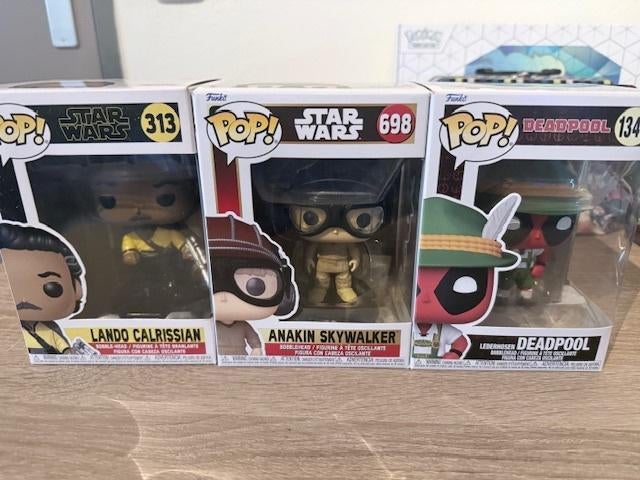 3 funko pops, Verzamelen, Poppen, Ophalen of Verzenden, Zo goed als nieuw, Pop