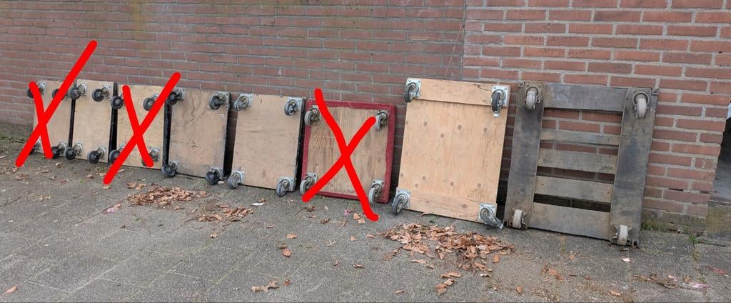 Hondje dolley trolley transport plateaukar, Doe-het-zelf en Verbouw, 100 liter of meer, Ophalen of Verzenden, Gebruikt, Transportkar