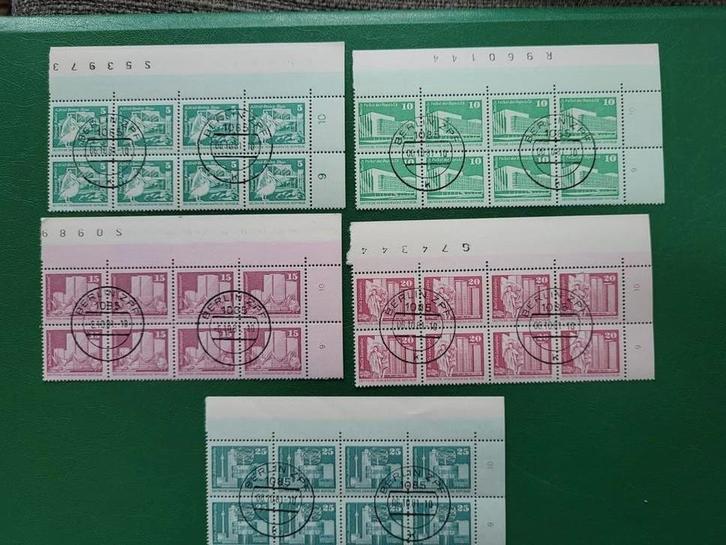 DDR Postzegels "Aufbau in der DDR" - Gestempeld, Postzegels en Munten, Postzegels | Europa | Duitsland, Postfris, DDR, Ophalen of Verzenden