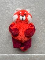Turning Red Mei Lee Rode Panda Knuffel met Rugzak, Disney, Beer, Ophalen of Verzenden, Zo goed als nieuw