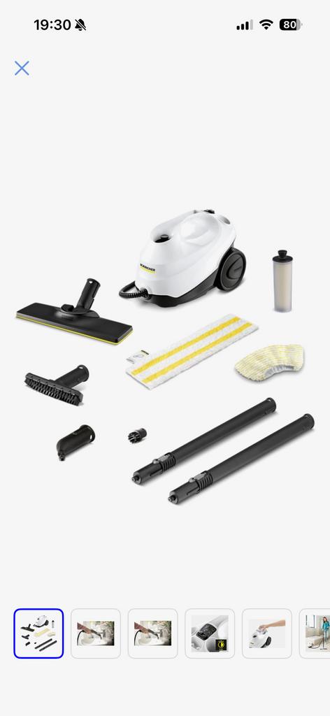 Karcher SC3 easyfix stoomreiniger, Witgoed en Apparatuur, Stoomapparaten, Ophalen, Zo goed als nieuw, Stoomreiniger
