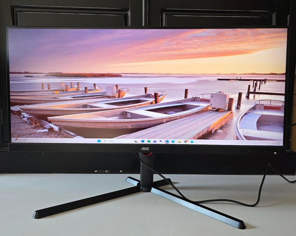 AOC LCD monitor 34 inch, Computers en Software, Monitoren, Ophalen