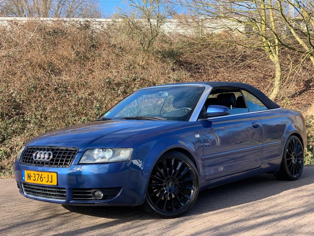 Audi A4 Cabriolet 1.8 Turbo AUTOMAAT LEDER CLIMA 17'', Auto's, Gebruikt, 4 cilinders, Cabriolet, A4