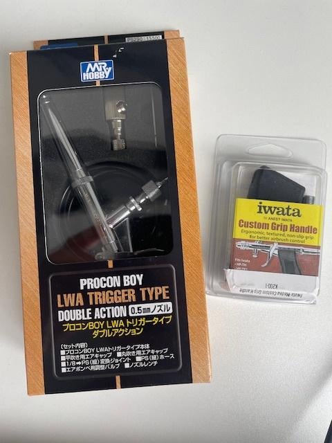 New Creos / Mr. Hobby Procon Boy Trigger 0.5 PS-290 Airbrush, Ophalen of Verzenden, Nieuw, Groter dan 1:32